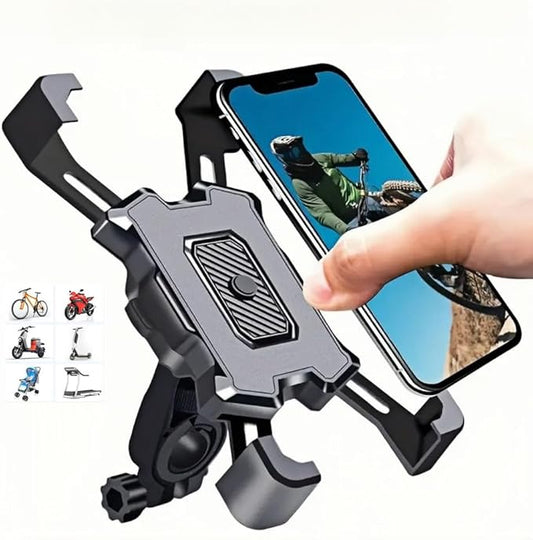 Fahrrad Handyhalterung Motorrad Handy Halterung Telefonhalterung Mtb Bici Moto Handyhalter Universal Lenker Holder Smartphone Rennrad Scooter 360°drehbar Für iPhone Samsung Galaxy Huawei Xiaomi Oppo