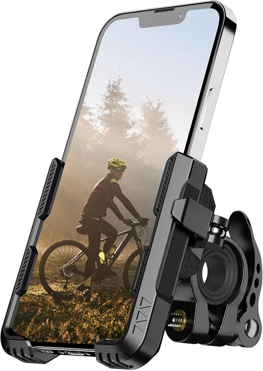 Eowihor Handyhalterung Fahrrad, Universal Handyhalter Motorrad mit 360° Drehbar Handy Fahrradhalterung für 4,0-7,0 Zoll Smartphone