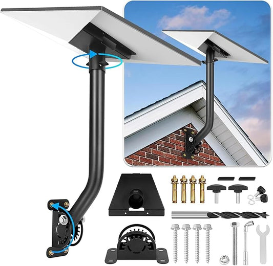XGMATT Starlink Gen 3 Halterung - 360° Verstellbare Wandhalterung mit Gen3 Rohradapter, Kompatibel für Starlink V3 Standard Dish Internet Kit