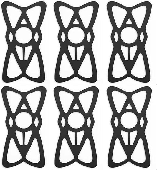 Kinizuxi Haltegurt für Motorrad- und Fahrrad-Handyhalterung 6St, Ersatz-Silikonbänder für Handy-Halter, Gummiband Sicherheitsbänder für Lenker, Roller