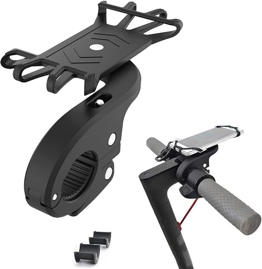 VOLOHAS Handyhalterung am Lenker für Xiaomi M365/Pro/Pro 2/1S Elektroroller, um 360 Grad Drehbarer Handyhalter für 4,7"-6,5" Handy, für Lenkern Rennrad/Motorrad/Kinderwagen/Mountainbike/Fahrrad
