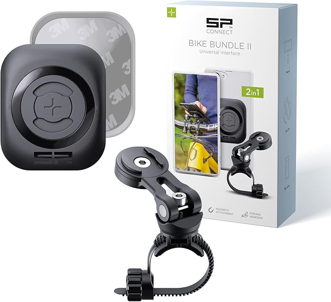SP CONNECT Fahrrad-Handyhalterung | SPC+ | Universeller Handyhalter für Fahrradlenker | Fahrradhandyhalterungen für alle Smartphone Handys wie iPhone Samsung | Mountainbike Rennrad Handy Halterung